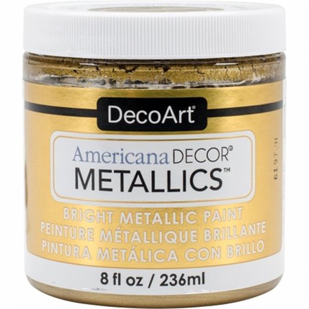 DECO ART 8 oz Americana Decor Metallics, Vintage Brass DE379429